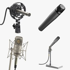 3D 4 Microphones Set