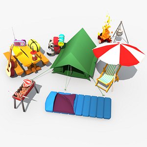 Low Poly Camping Pac