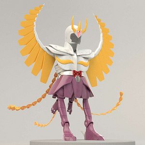 Ikki Phoenix Cloth - Saint Seiya - 3D model