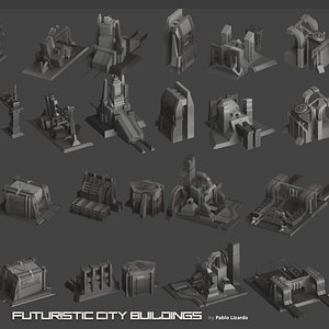 Futuristic City Buildings