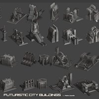 Futuristic City Buildings