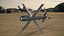 GBU-44 B Viper Strike Glide Bomb with Foldable Wings Silver