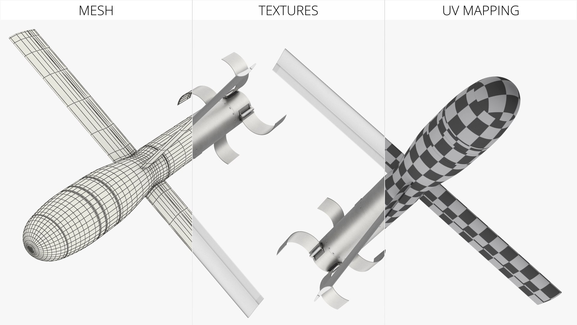 3D GBU-44 B Viper Strike Glide Bomb with Foldable Wings Silver https://p.turbosquid.com/ts-thumb/84/bHlW27/a0/gbu44_b_viper_strike_glide_bomb_with_foldable_wings_silver_008/jpg/1764280193/1920x1080/fit_q87/8aef6c37ada3fc3f269fac6ae1f4c0351afeda61/gbu44_b_viper_strike_glide_bomb_with_foldable_wings_silver_008.jpg