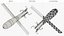 GBU-44 B Viper Strike Glide Bomb with Foldable Wings Silver