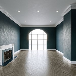 Living Room Hyper Realistic 3D model