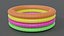 cartoon outdoor rubber swimming pool 3D model
