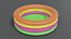cartoon outdoor rubber swimming pool 3D model