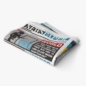 newspaper scenes 3D
