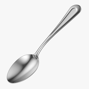 3D Table Dinner Spoon Classic Cutlery model