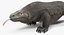 Dragão de Komodo equipado para Cinema 4D
