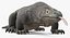 Dragão de Komodo equipado para Cinema 4D
