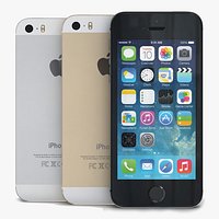 Apple iPhone 5s Black, White & Gold