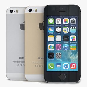 Apple iPhone 5s Black, White & Gold