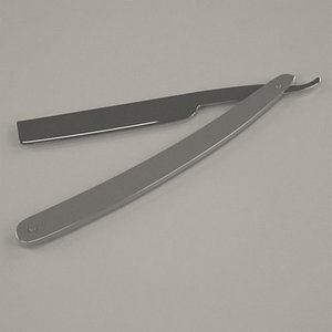 razor blade 3d model