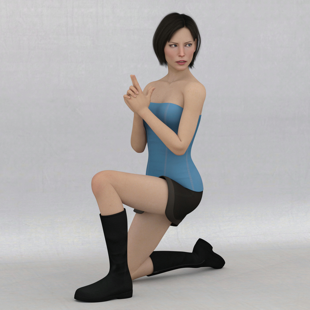 Sienna Guillory Jill Valentine 3d Model Turbosquid 1555565 3150