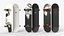 Three Realistic Skateboards