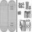 Three Realistic Skateboards