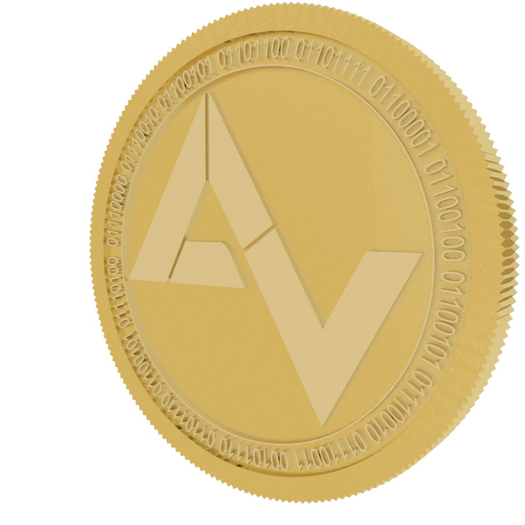 3D Azbit Gold Coin Model - TurboSquid 1593862