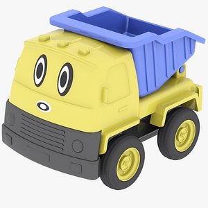 3d model plastic toy truck