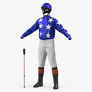 3D horse jockey costume
