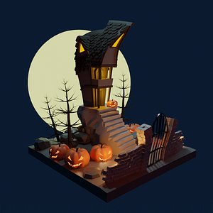3D model Spooky House