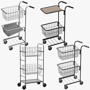 Mini Trolleys with Baskets Collection