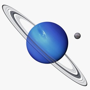 Neptune and Triton Photorealistic