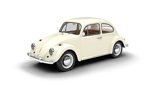 Volkswagen Beetle Type 1 1200 1965 3d model 3D model