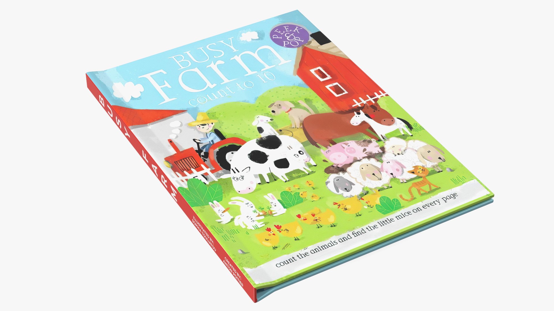 Children Pop Up Book 3D model preview