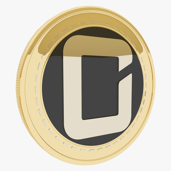 Coni Cryptocurrency Gold Coin 3D