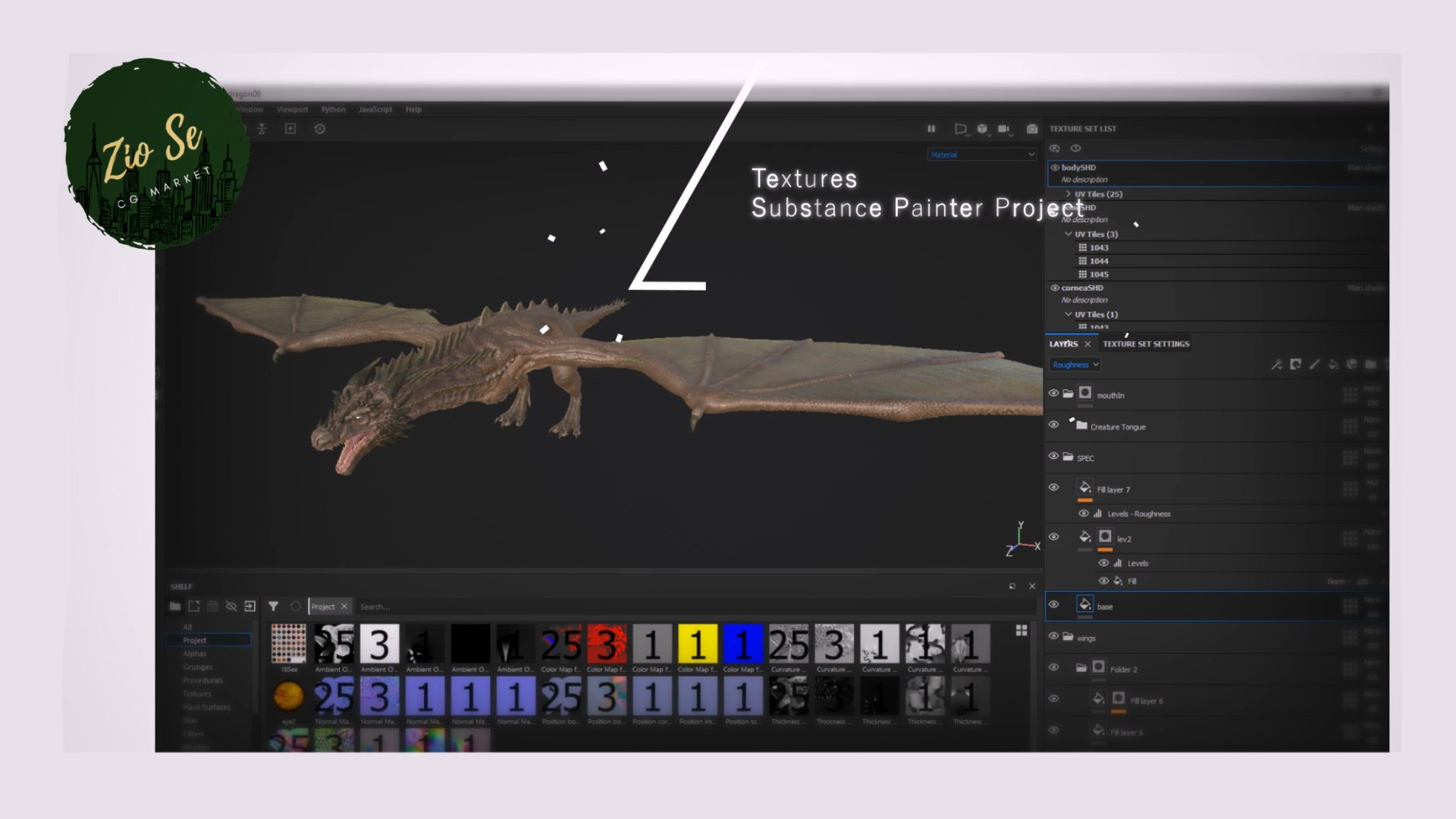 3D Dragon Rigged - TurboSquid 1870081