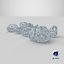 Ice Crystal 9 pieces