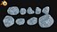 Ice Crystal 9 pieces