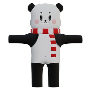 3D PACK OF 3 CUTE ANIMATED BEARS