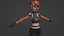 漫画 3D リグ サイバーパンク エミー キャラクター 3D モデル