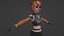 漫画 3D リグ サイバーパンク エミー キャラクター 3D モデル