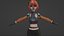 漫画 3D リグ サイバーパンク エミー キャラクター 3D モデル