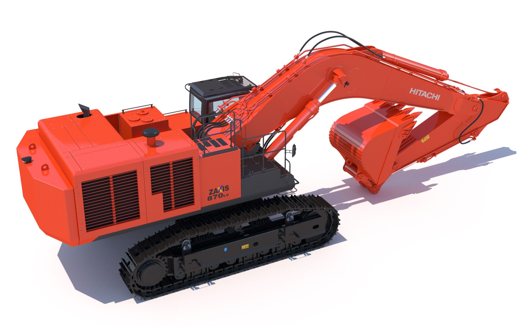Excavator Hitachi Zaxis ZX870 3D Model - TurboSquid 2574452