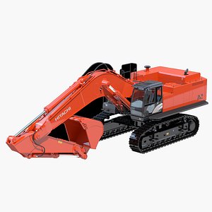 Excavator Hitachi Zaxis ZX870 3D model