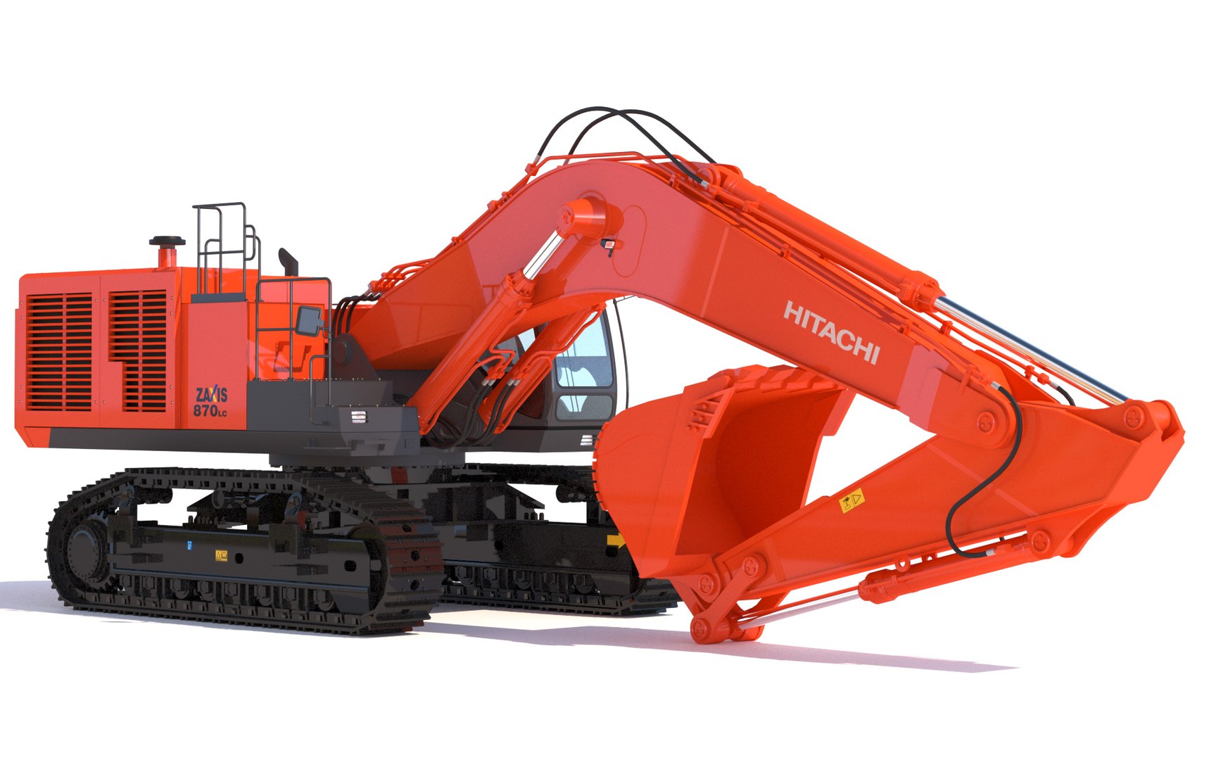 Excavator Hitachi Zaxis ZX870 3D Model - TurboSquid 2574452