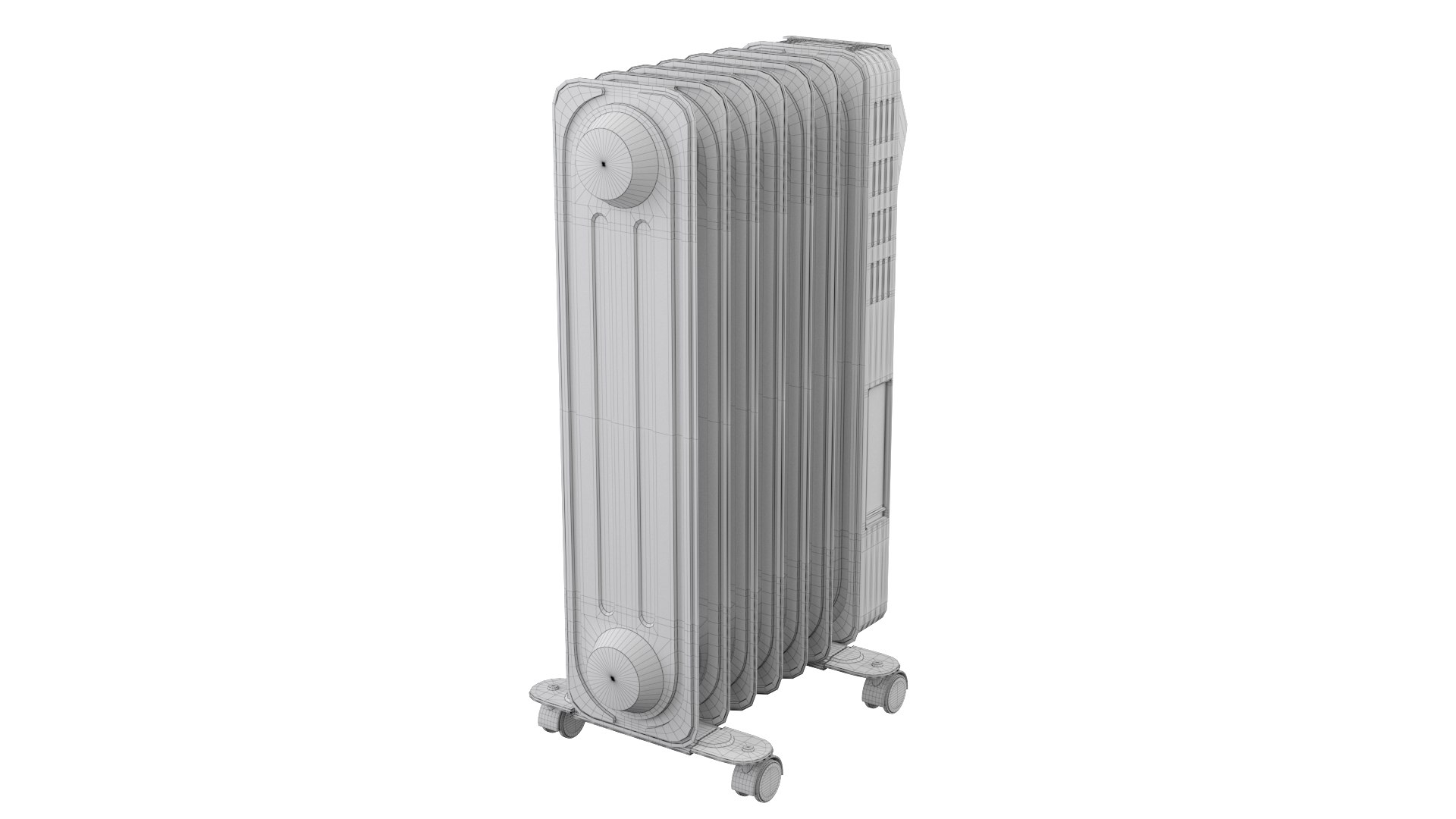 Heater Radiator Model - TurboSquid 1664333