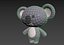 koala character 3D model