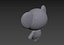 koala character 3D model