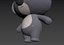 koala character 3D model