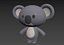 koala character 3D model