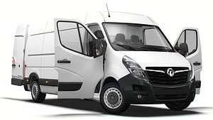 Vauxhall Movano Van L3H2 HQ Interior 2021 3D model