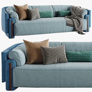 Vesta Sofa by Turri 3D model