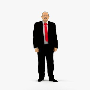 scanned realistic human 3D model