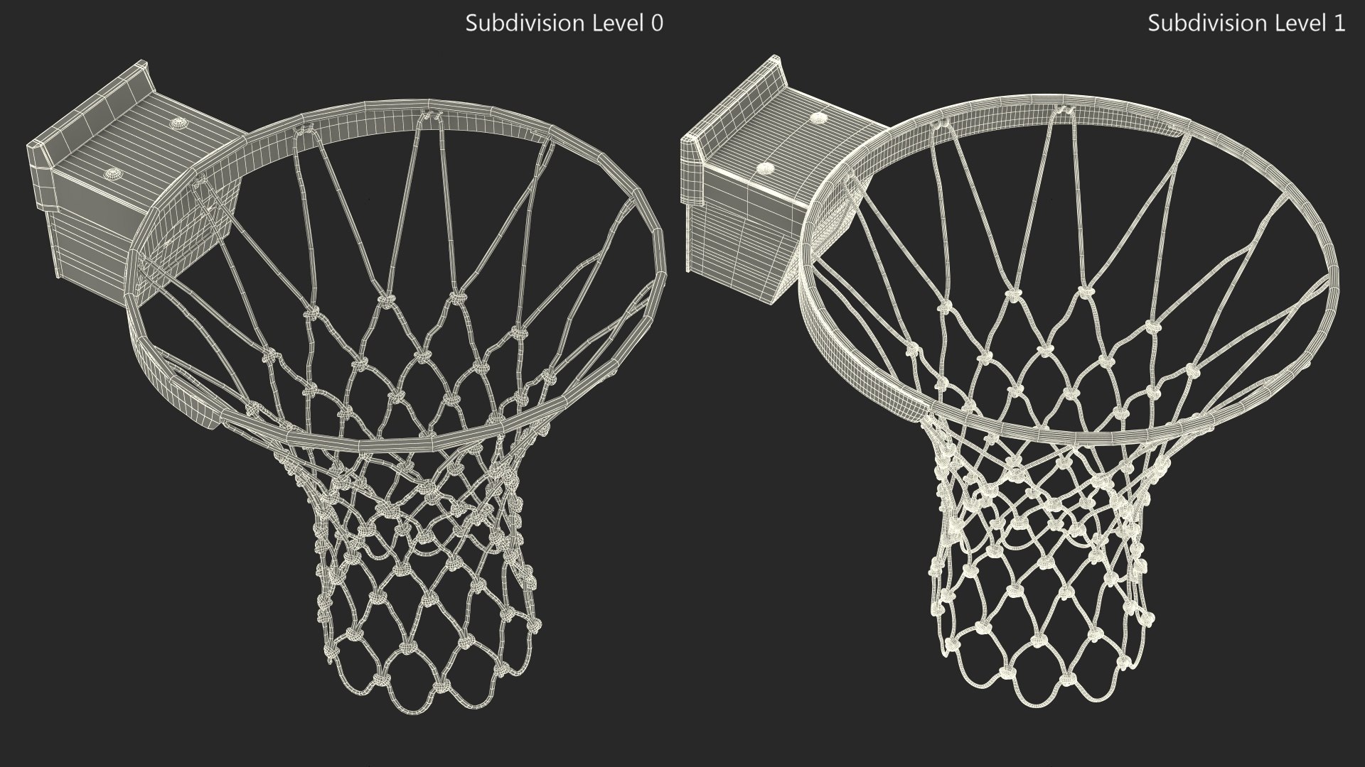 3D Basketball Hoop And Net Spalding - TurboSquid 2191773