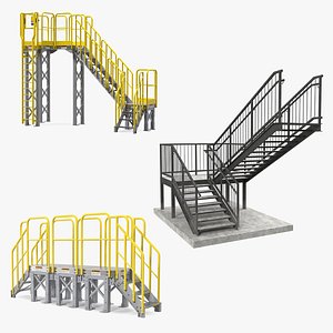3D industrial stairs
